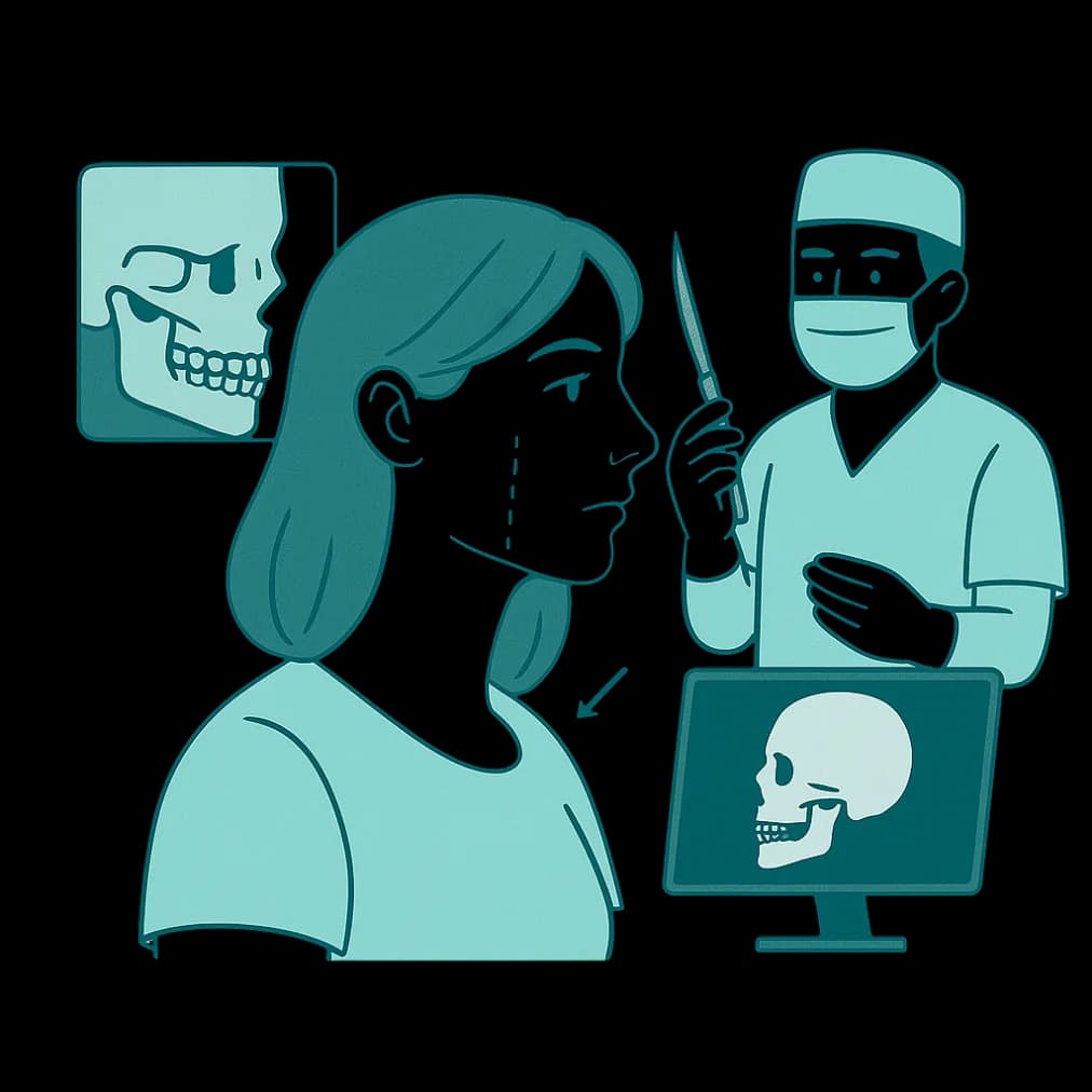 Orthognathic Surgery in Newtown, CT consultation illustration